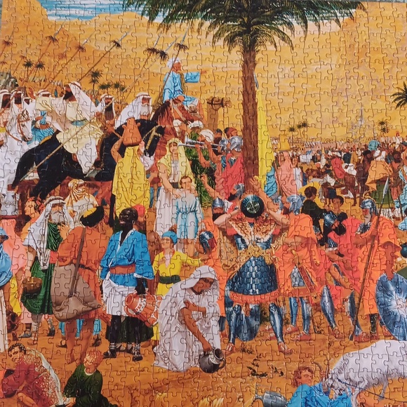 The Flight Out of Egypt, 1,000 piece puzzle by Pomegranate - Picture 2 of 5